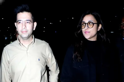 Parineeti Chopra and Raghav Chadha engagement
