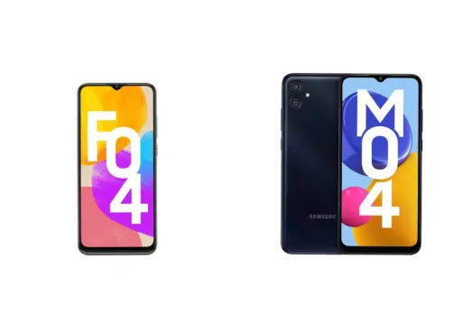 Samsung Galaxy F04 vs Samsung Galaxy M04