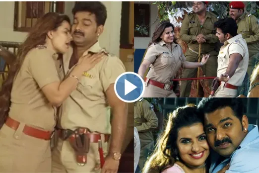 Pawan Singh and Madhu Sharma