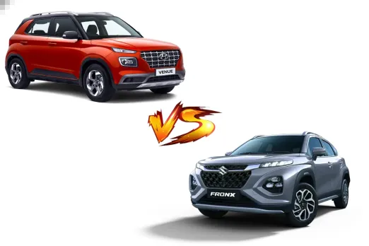 Hyundai Venue vs Maruti Suzuki Fronx
