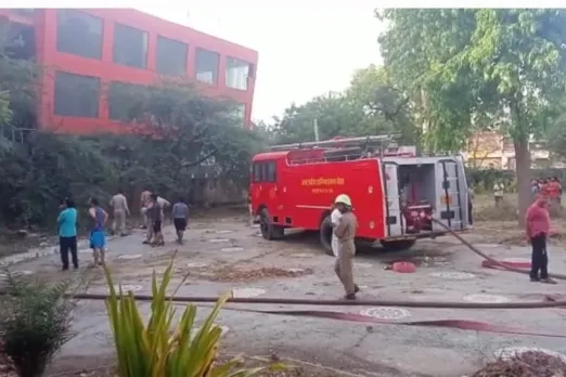 fire in Agra mall