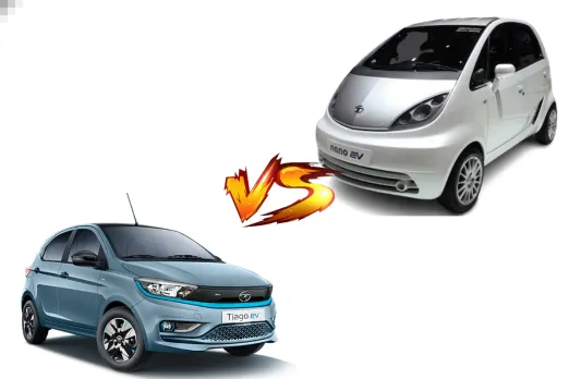 Tata Nano EV vs Tata Tiago EV