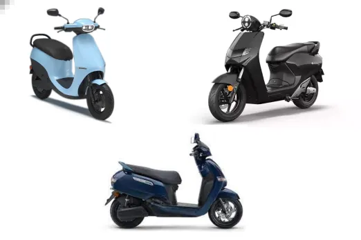 Top 3 Electric scooters under 1 Lakh