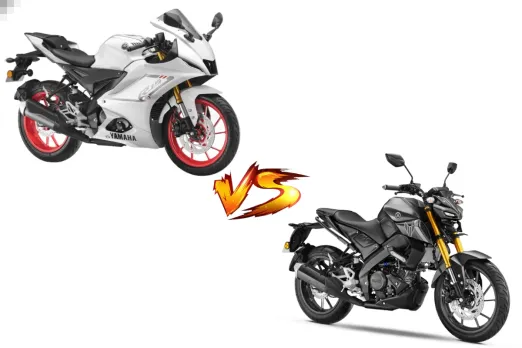 Yamaha R15 V4 vs MT 15 V2