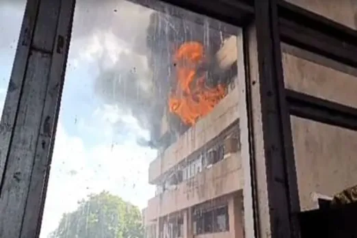 Fire in Chattisgarh