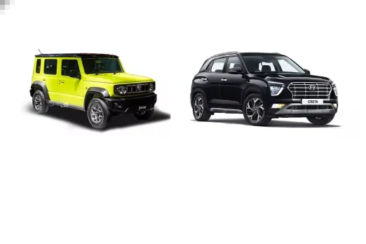 Maruti Jimny vs Hyundai Creta
