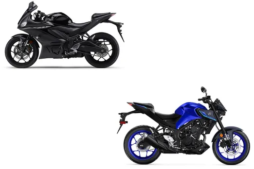 Yamaha R3 and MT03