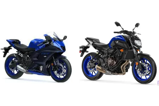 Yamaha MT-07 and YZF-R7