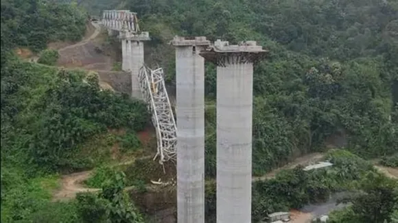 Mizoram bridge collapse