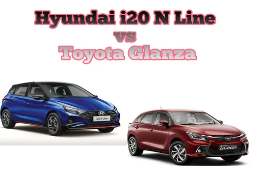 Hyundai i20 N Line vs Toyota Glanza
