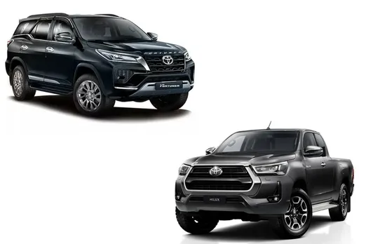 Toyota Fortuner and Hilux