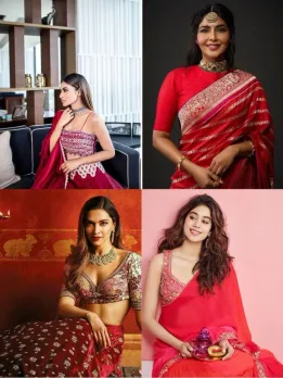 Bollywood Actress Inspired Karva Chauth Blouse Designs
