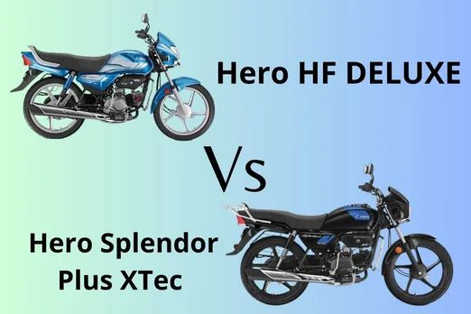 Hero Splendor Plus XTec Vs Hero HF Deluxe