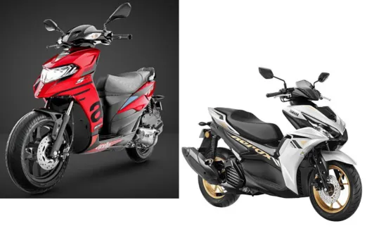 Yamaha Aerox 155 vs Aprilia SR 160