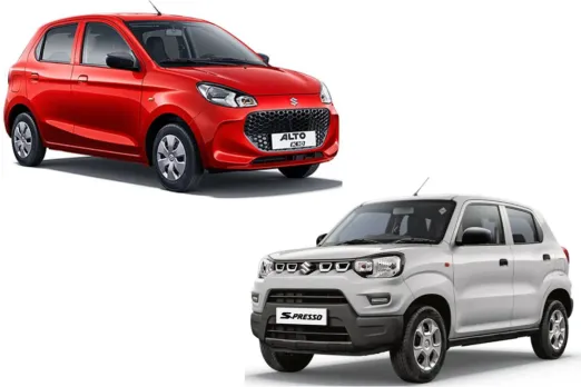 Maruti Suzuki Alto K10 vs Maruti Suzuki S-Presso