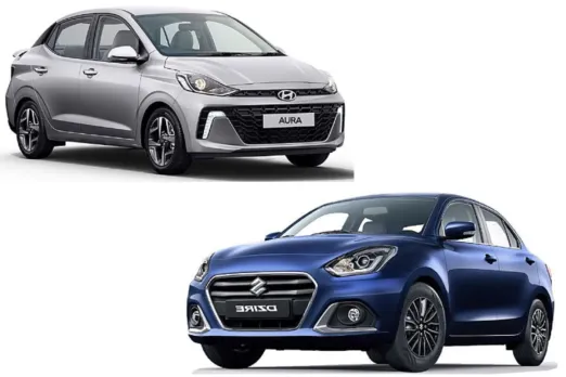Maruti Suzuki Dzire vs Hyundai Aura