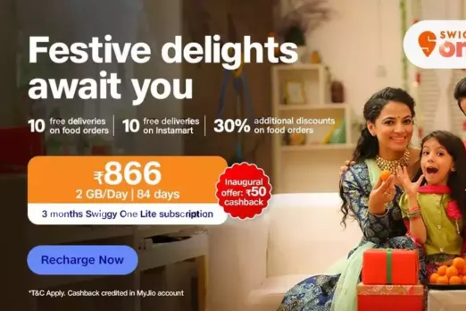 Jio Swiggy One Lite Subscription