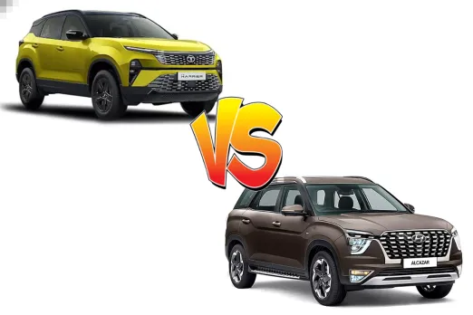 Tata Harrier vs Hyundai Alcazar