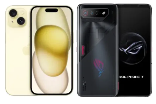 Asus ROG Phone 7 vs Apple iPhone 15