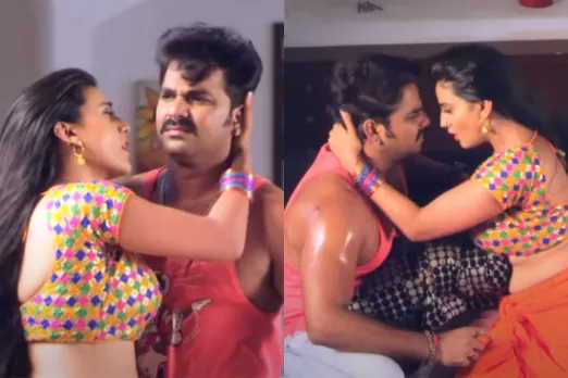 Pawan Singh and Akshara Singh