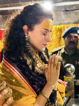 Kangana Ranaut Takes Holy Blessings on Her Birthday