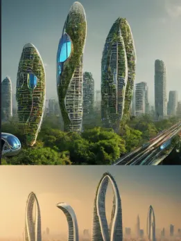 AI Generated Images of Major Indian Cities