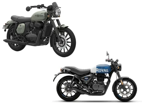 Royal Enfield Hunter 350 vs Jawa 42