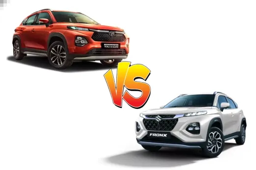 Toyota Taisor vs Maruti Suzuki Fronx