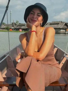 Jacqueline Fernandez exudes Charm in Plunging Neckline Dress