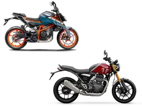 KTM 390 Duke vs Triumph Speed 400