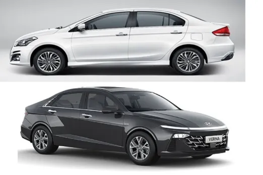 Hyundai Verna vs Maruti Suzuki Ciaz