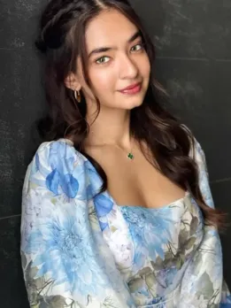 Anushka Sen Radiates Beauty in Skater Dress