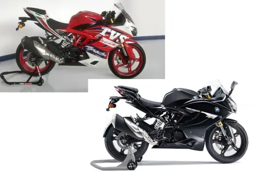 BMW G310 RR vs TVS Apache RR 310