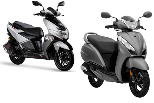 TVS Jupiter vs TVS NTORQ 125