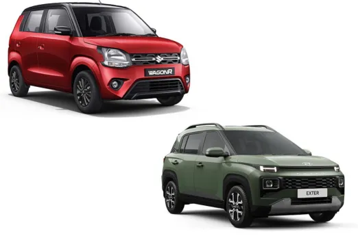 Hyundai Exter CNG vs Maruti Suzuki Wagon R CNG