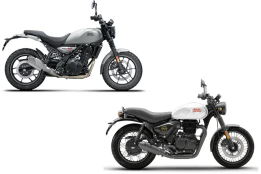 Royal Enfield Guerrilla 450 vs Royal Enfield Hunter 350