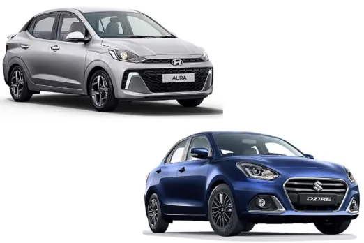 Maruti Suzuki Dzire vs Hyundai Aura