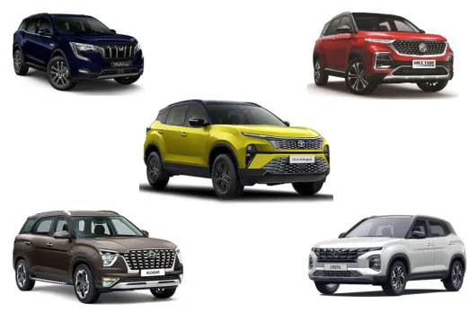 Top 5 SUVs with Panaromic Sunroof