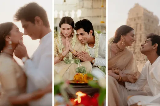 Aditi Rao Hydari and Siddharth