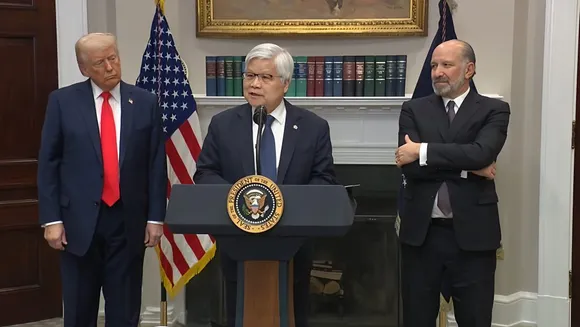 Donald Trump, CC Wei, and Howard Lutnick