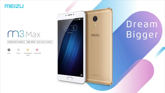 Meizu launches its new smartphone M3 Max