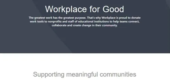 Facebbok Workplace for Good
