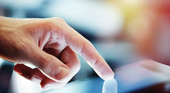 tablet in hand