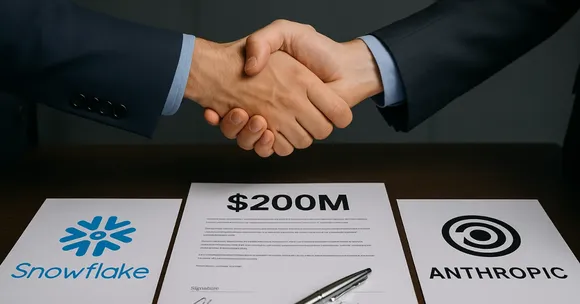 Snowflake and Anthropic sign USD 200M deal to bring enterprise-grade AI Agents