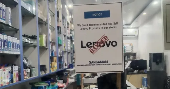 Kanyakumari IT Association members call for state-wide boycott of Lenovo products
