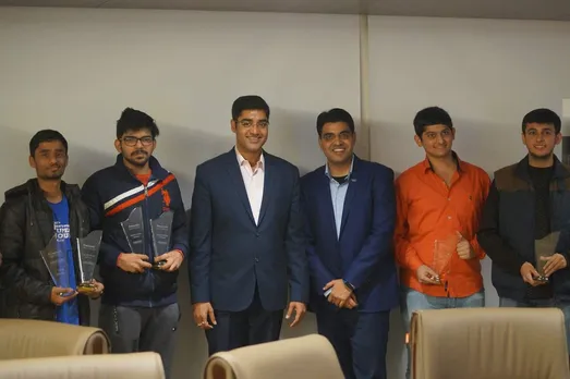 Panasonic Mobivation Students being facilitated by Mr Manish Sharma and Mr Pankaj Rana