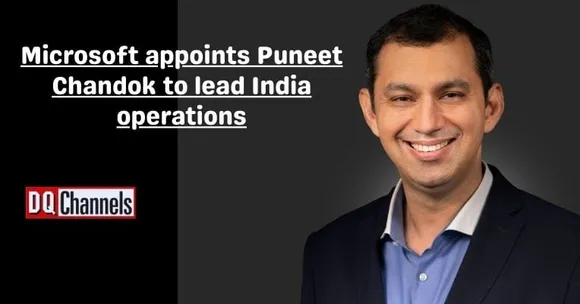 Microsoft appoints Puneet Chandok to lead India operations