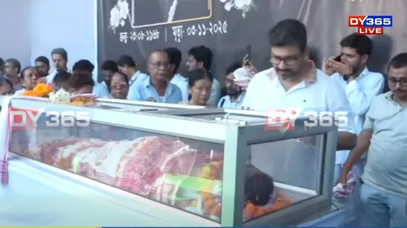 Noted Flautist Dipak Sarma Laid to Rest Amid Tears and Tributes in Guwahati