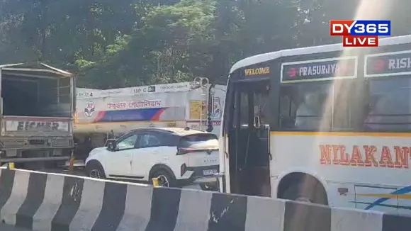 NH-27 in Trouble Again — But This Time, Two Accidents Collided