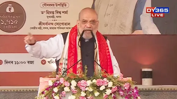 Amit Shah Launches ₹1,715-Crore Development Push in Assam, Mounts Twin Attack on Congress Over Culture & Immigration